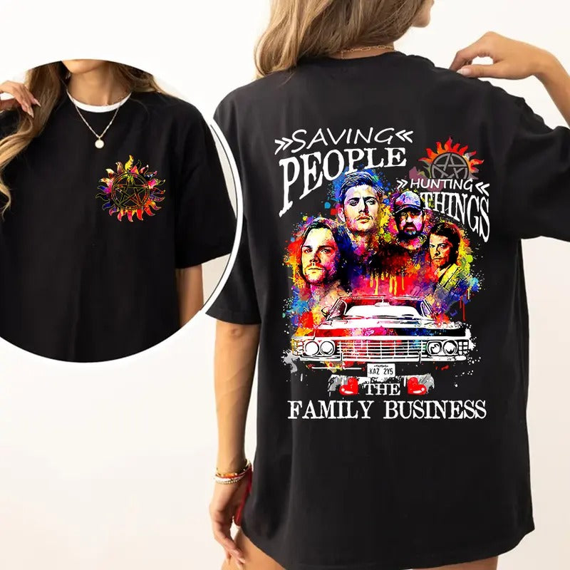 Supernatural T Shirt, Supernatural Vintage Shirt, Dean T Shirt Winchester Shirt,  Winchester Brothers Sweatshirt Hoodie