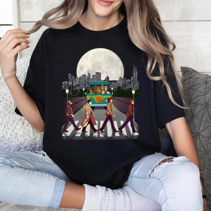 Supernatural T Shirt, Supernatural Vintage T Shirt, Gift For Woman and Man Unisex T-Shirt Sweatshirt Hoodie Casual Cotton