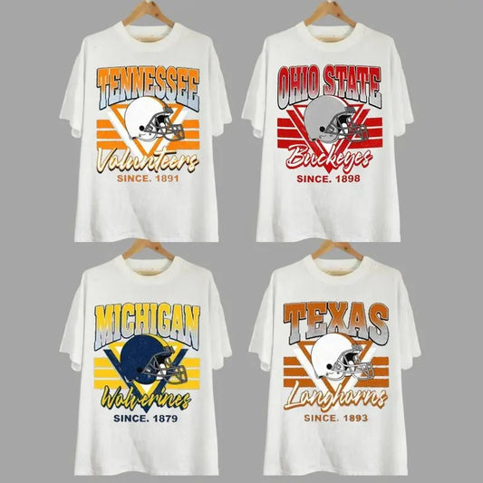 Vintage NCAA T-shirt/ Sweatshirt, Vintage Tennessee Shirt, Ohio Shirt, Michigan Shirt, Texas Shirt Classic Cotton