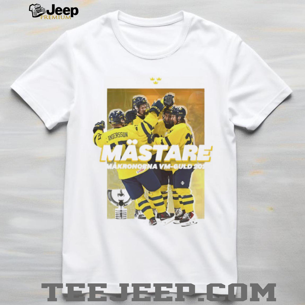 Sweden Hockey Mästare Småkronorna VM Guld 2026 Commemorative T shirt