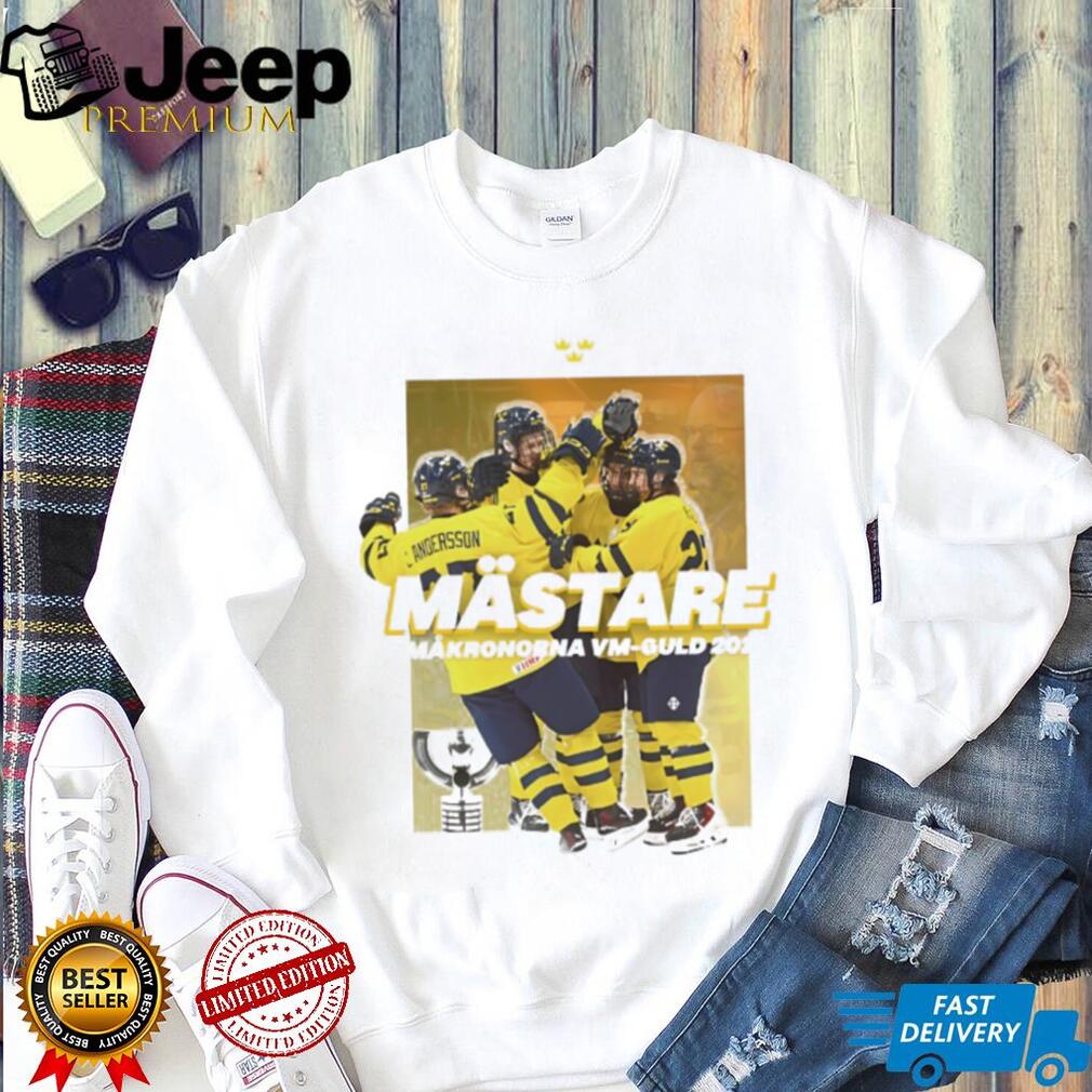 Sweden Hockey Mästare Småkronorna VM Guld 2026 Commemorative T shirt