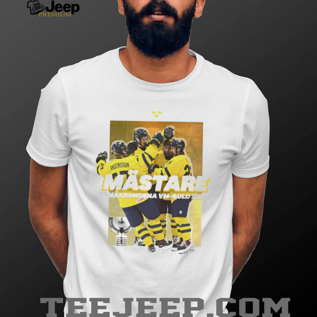 Sweden Hockey Mästare Småkronorna VM Guld 2026 Commemorative T shirt