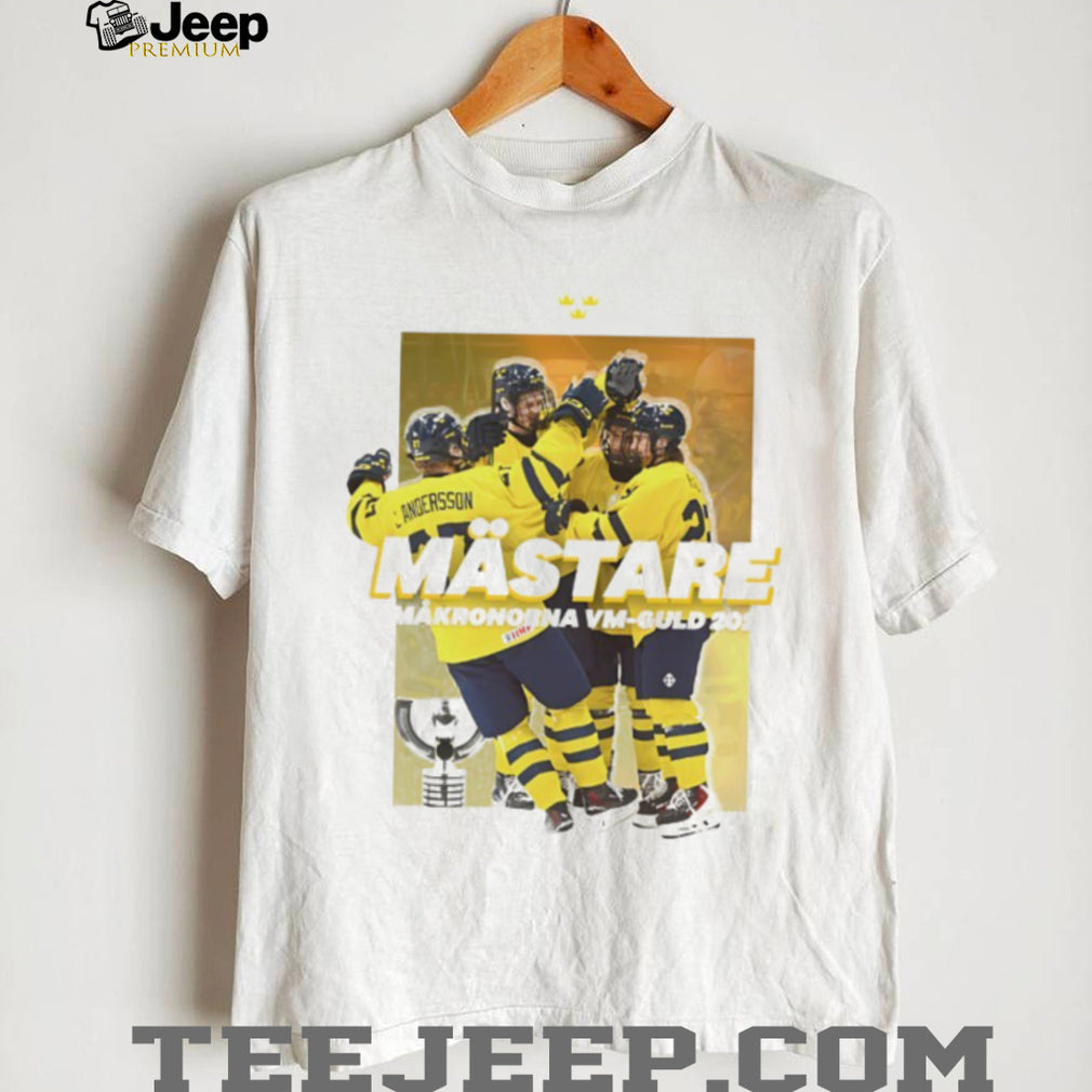 Sweden Hockey Mästare Småkronorna VM Guld 2026 Commemorative T shirt