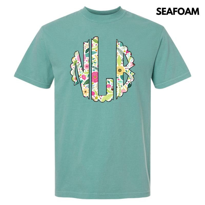 Sweet As Can Be Monogram Comfort Colors T-Shirt 'NLB'