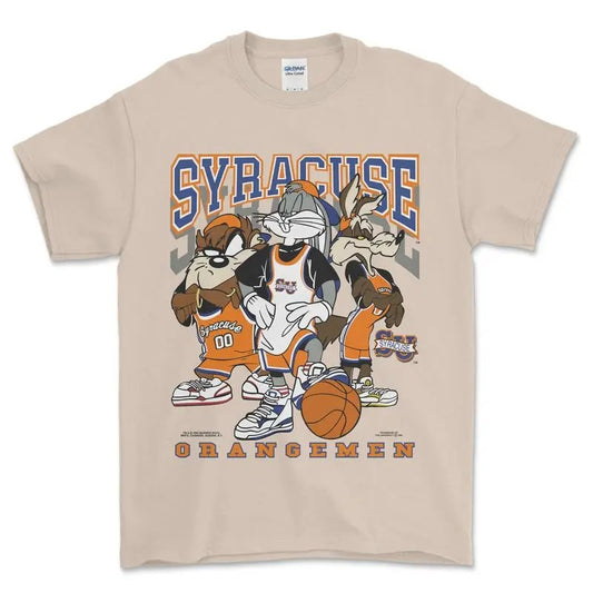 Syracuse Orange Looney Tunes T-Shirt, Syracuse University Athletics Ncaa Champs Shirt, Graphic Vintage Sports Tees, Gift for Men, for Women