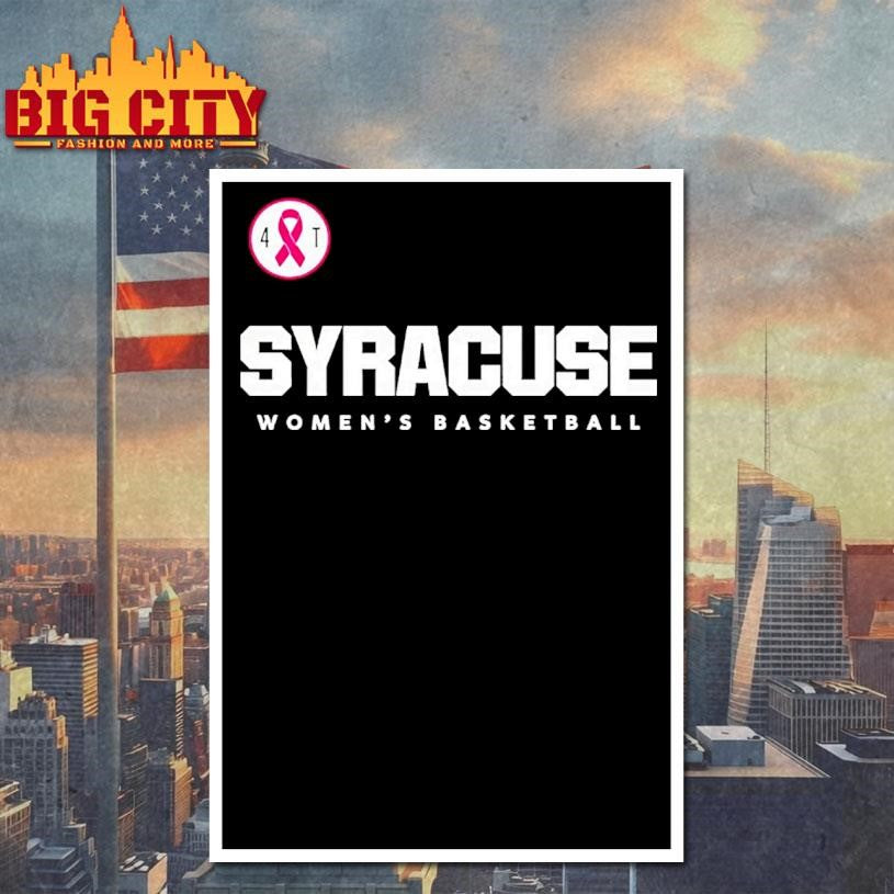 Syracuse Womens Basketball Pink Out Breast Cancer Awareness Shirt