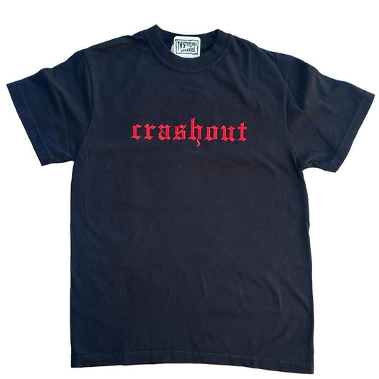 T-shirt Crashout Embroidered Comfort Color TEE, Alt Fashion, Alternative, Shirt For Gamer Hoodie, Sweatshirt | WearSparks.com