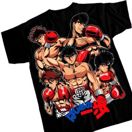 T-shirt of Hajime No Ippo Kamogawa Boxing Gym T-Shirt Ippo Makunouchi Sport Menswear Top