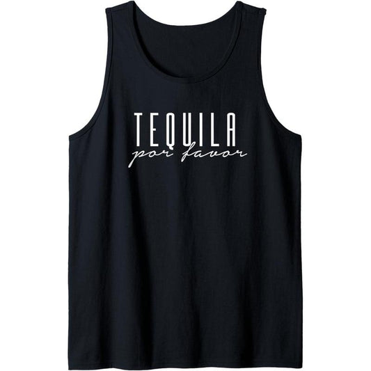 TEQUILA POR FAVOR Please Cinco De Mayo Party Drinking Meme Tank Top Made in USA