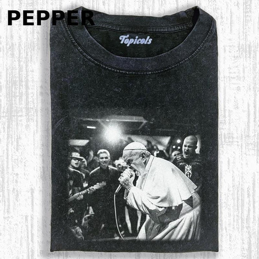 THE CRAZY POPE FUNNY T-SHIRT, Movies Tee, Unisex Meme Cringe Funny Dumb Shirt, Menswear Womenswear Streetwear Cotton Comfortstyle{n002}3