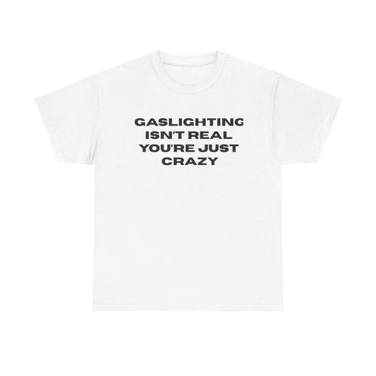 THE GASLIGHT SHIRT -  Tshirt Casual Classic Cotton Fashion Menswear Tee Streetwear Unisex