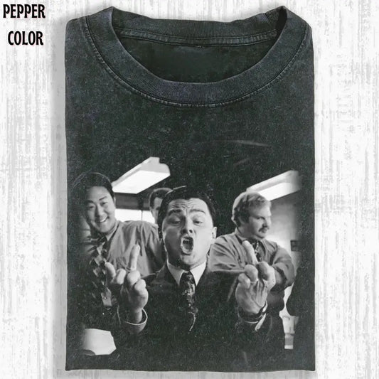 THE WOLF OF WALL STREET T-SHIRT, VINTAGE Movies T-shirt, funny graphic tees, vintage tees Menswear Top