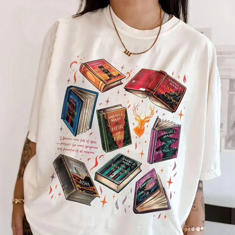 TOG Series  Shirt For Fans, Terrasen The Thirteen T Shirt, Aelin Fireheart Tee, Xmas Cozy Gift, Bookish Christmas Cotton Crewneck Womenswear Unisex