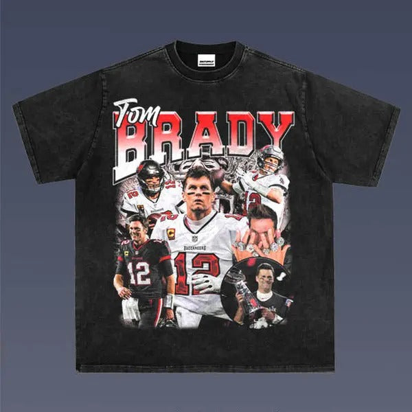 TOM BRADY 2.0 VINTAGE TEE | AMERICAN FOOTBALL | GIFT FOR FAN