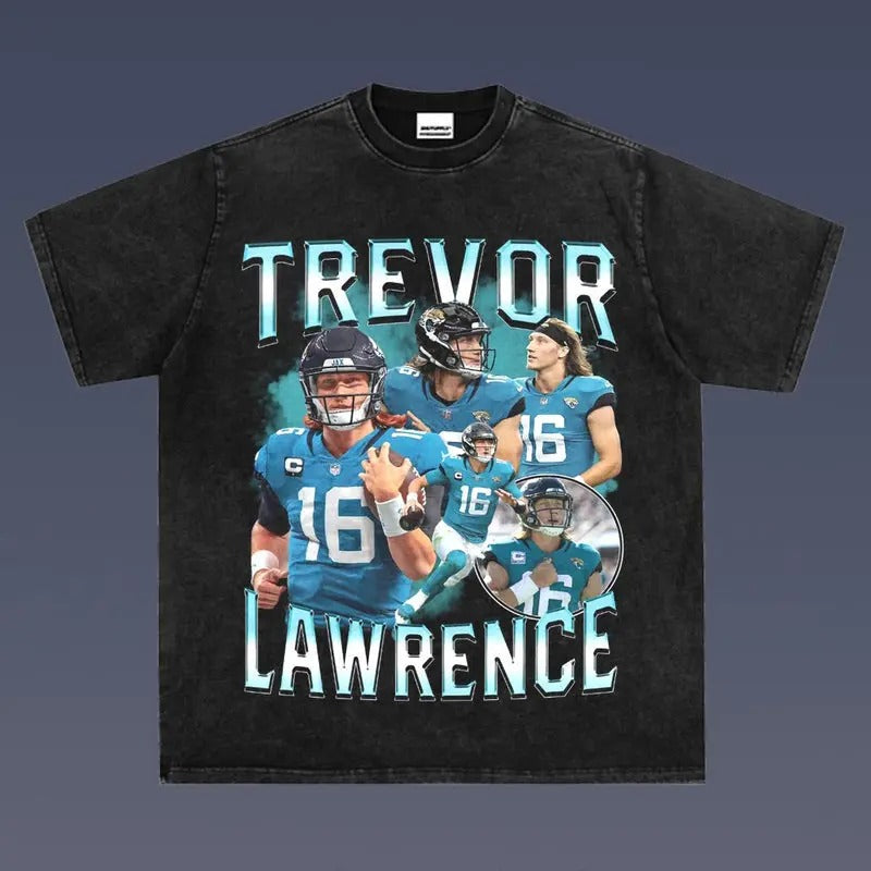 TREVOR LAWRENCE 1.4 VINTAGE TEE | AMERICAN FOOTBALL | GIFT FOR FAN