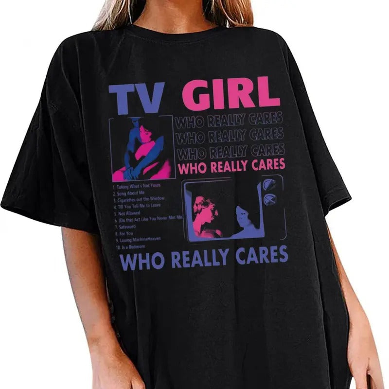 TV Giirl Inspired Tee, Indie Pop, Indie Music Band T Shirt, Unisex Short Sleeve Tee Top Womenswear Streetwear Casual