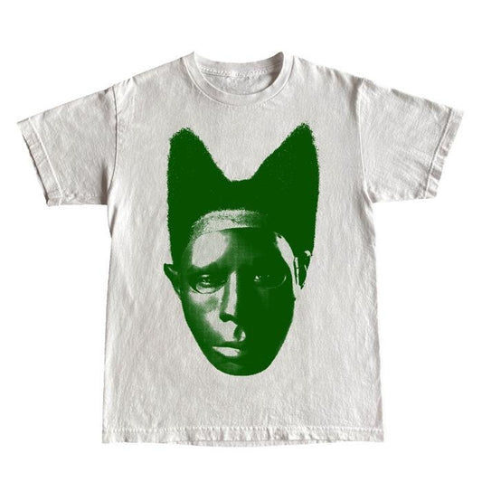 TYL.ER GREEN PRINT unisex cotton Shirt, Vintage graphic Tee, Gift for Man and Woman