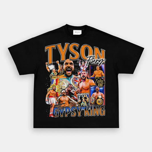 TYSON FURY TEE Boxing T-shirt, Boxer Tee, Sports Shirt, Athletic Tee, Fitness Gift, Workout T-shirt Crewneck Clothing Cotton Menswear