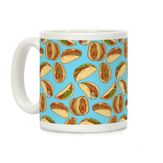 Taco Vulvas Pattern Coffee Mug 11oz-15oz, Funny Coffee Mug, Gift Ideas