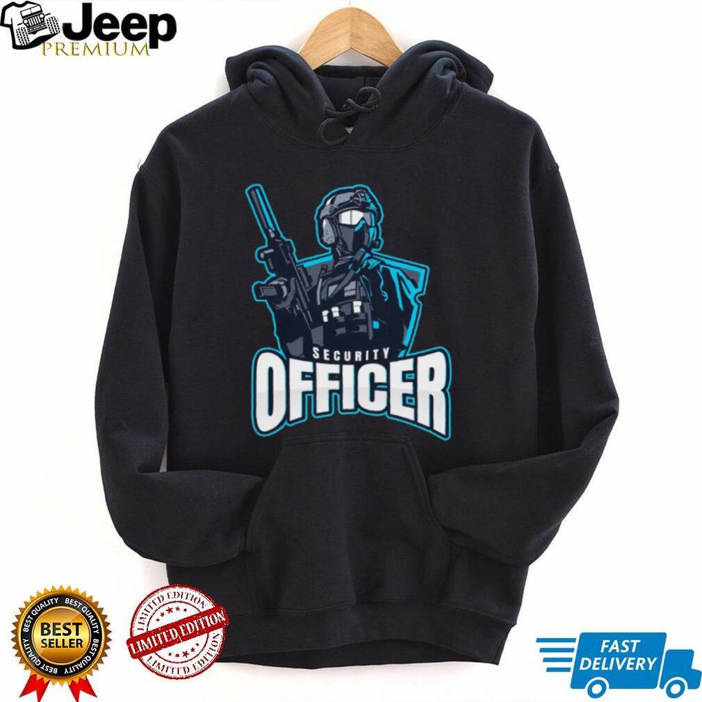 Tactical Security Officer Military Helmet Gear Graphic T Shirt