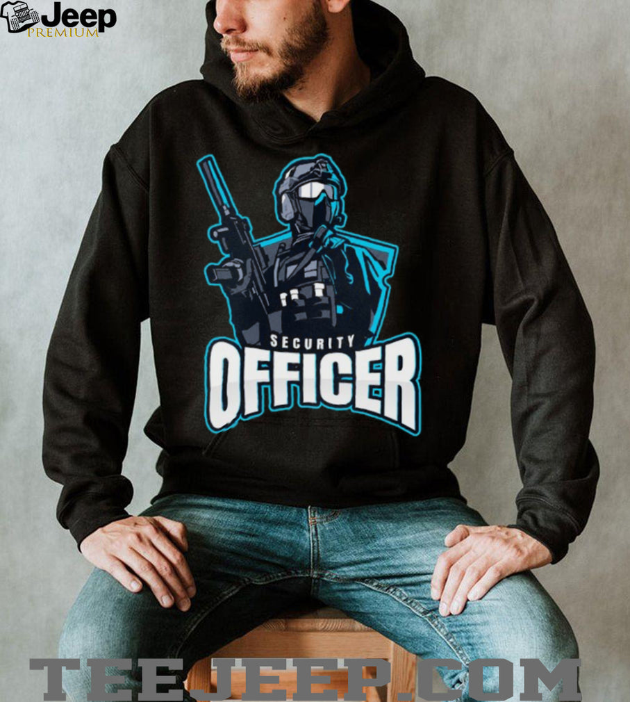 Tactical Security Officer Military Helmet Gear Graphic T Shirt