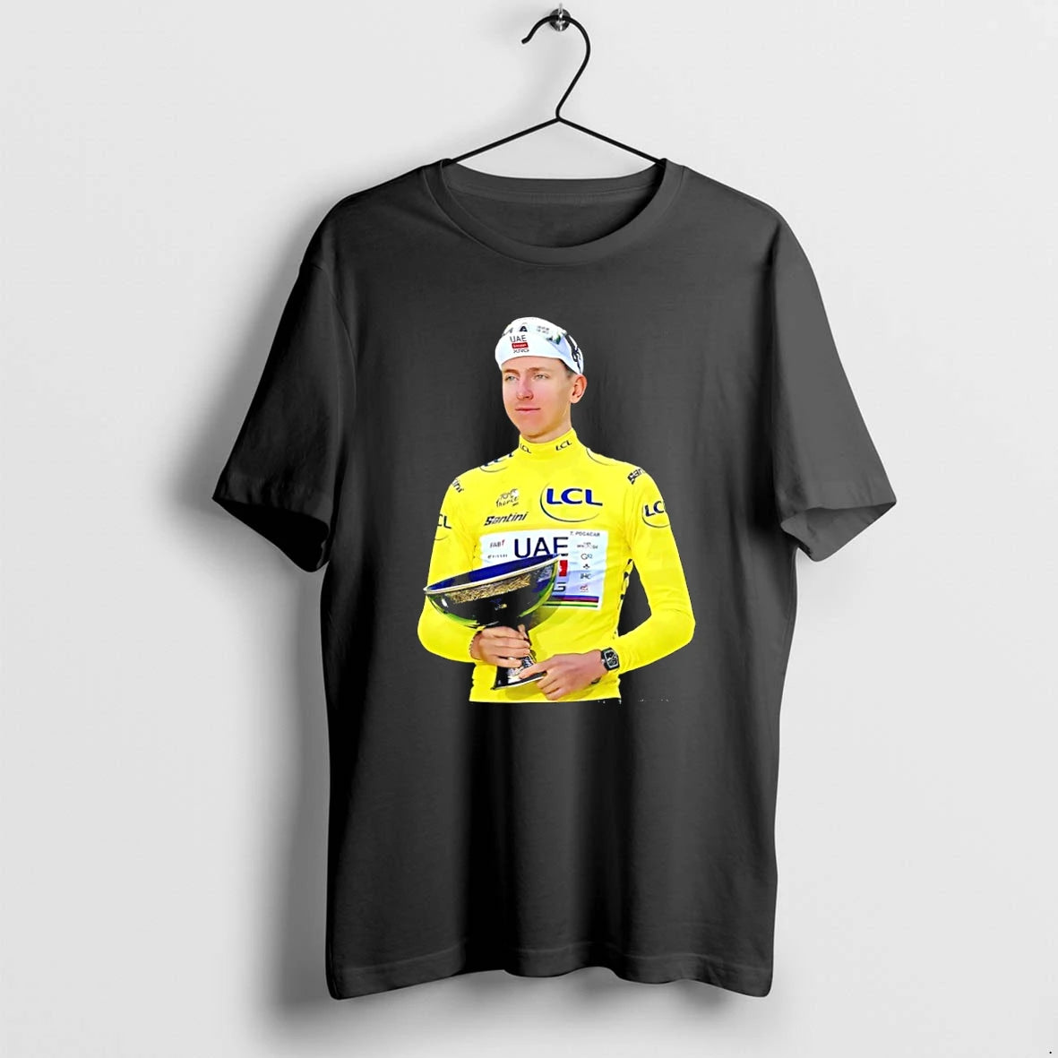 Tadej Pogacar 2025 Champion Trophy Tshirts Sweater