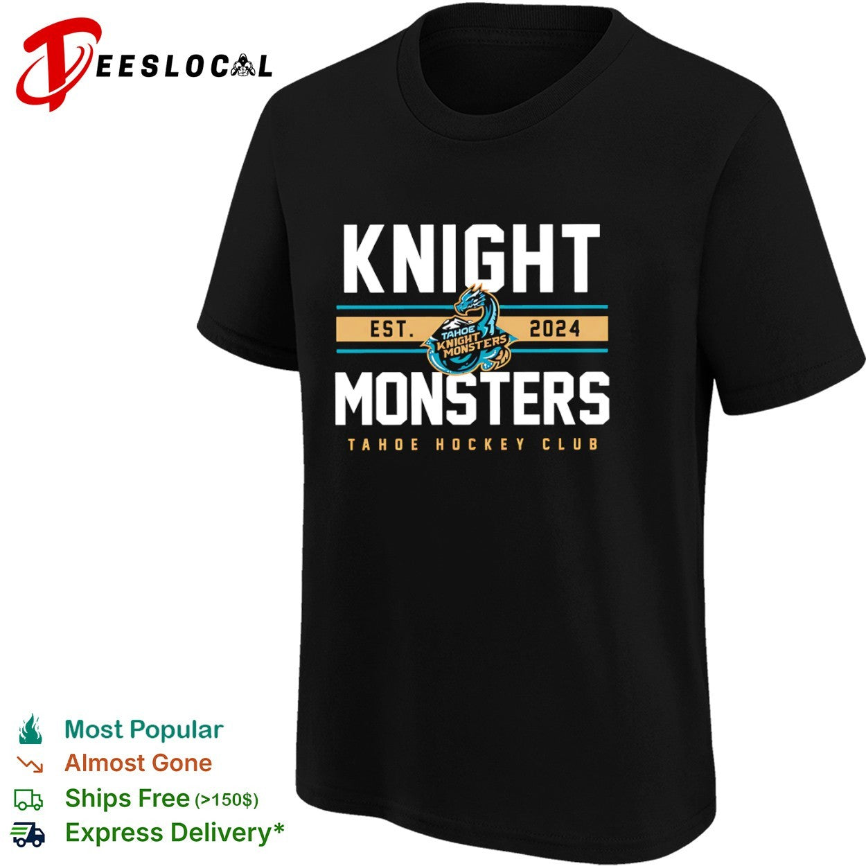 Tahoe Knight Monsters Est 2024 Knight Monsters Tahoe Hockey Club shirt