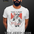 Take A Puff Cowboy Killers Skeleton T Shirt