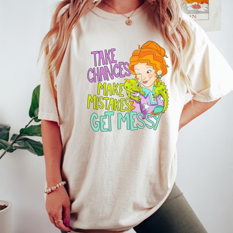 Take Chances Make Mistakes Get Messy Shirt, Miss Frizzle Shirt, Magic School Bus Tee, Teacher T-Shirt, Back to School Shirt, Get Messy T Shirt, Comfort Colors Shirt