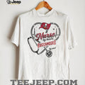 Tampa Bay Buccaneers Nurse T Shirt Nurse by Heart Buccaneers by Soul Football T Shirt