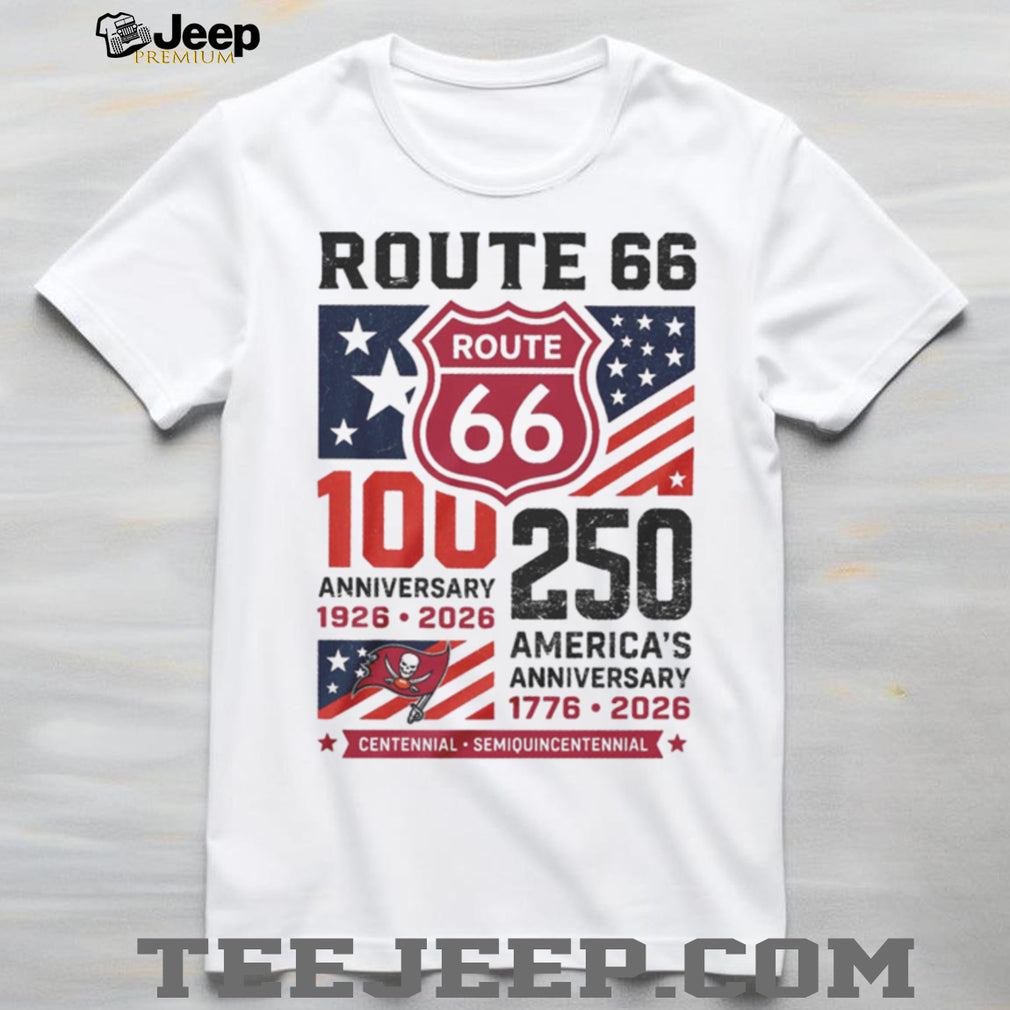 Tampa Bay Buccaneers Route 66 100th Year & America’s 250th Anniversary Graphic T Shirt