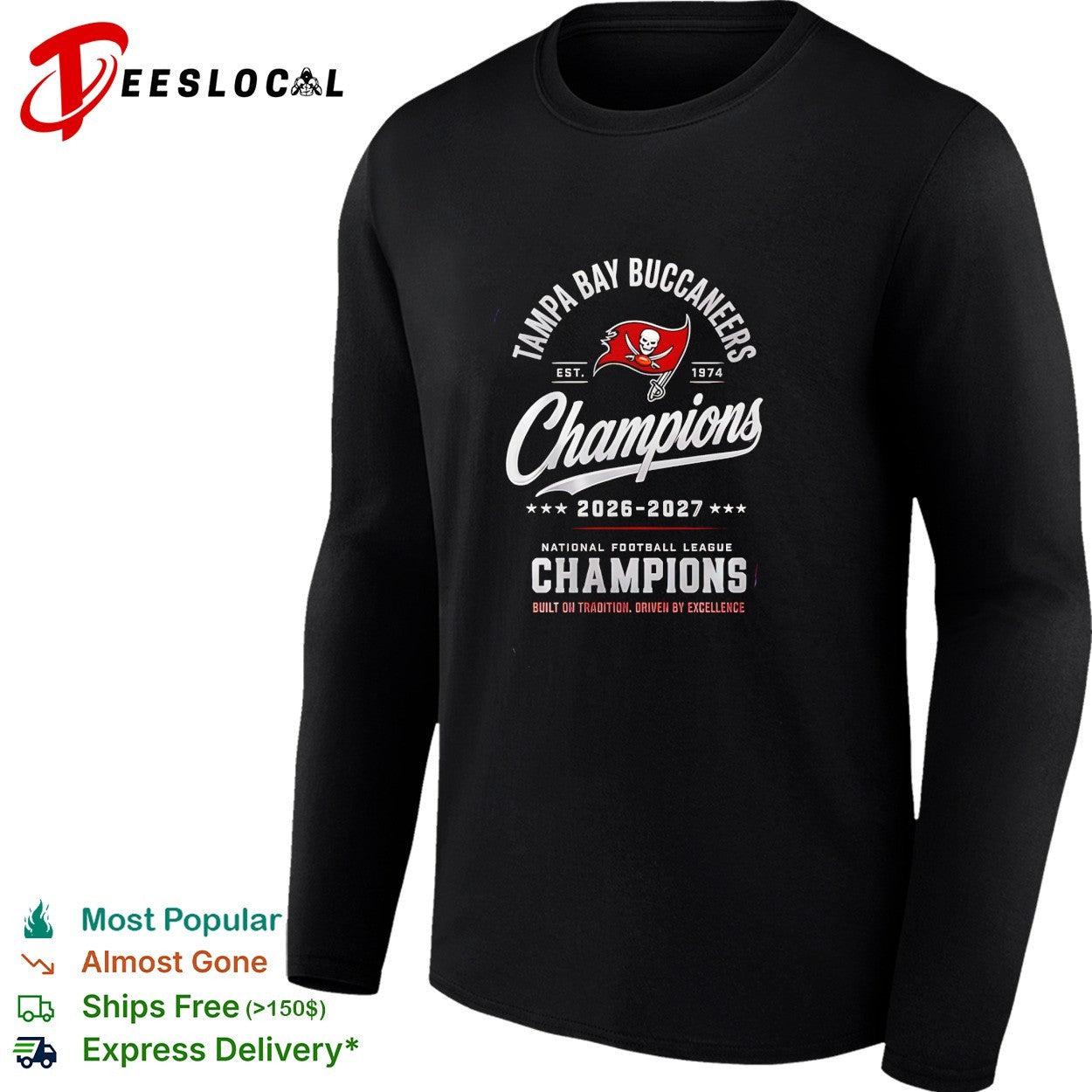 Tampa Bay Buccaneers champions 2026 2027 shirt