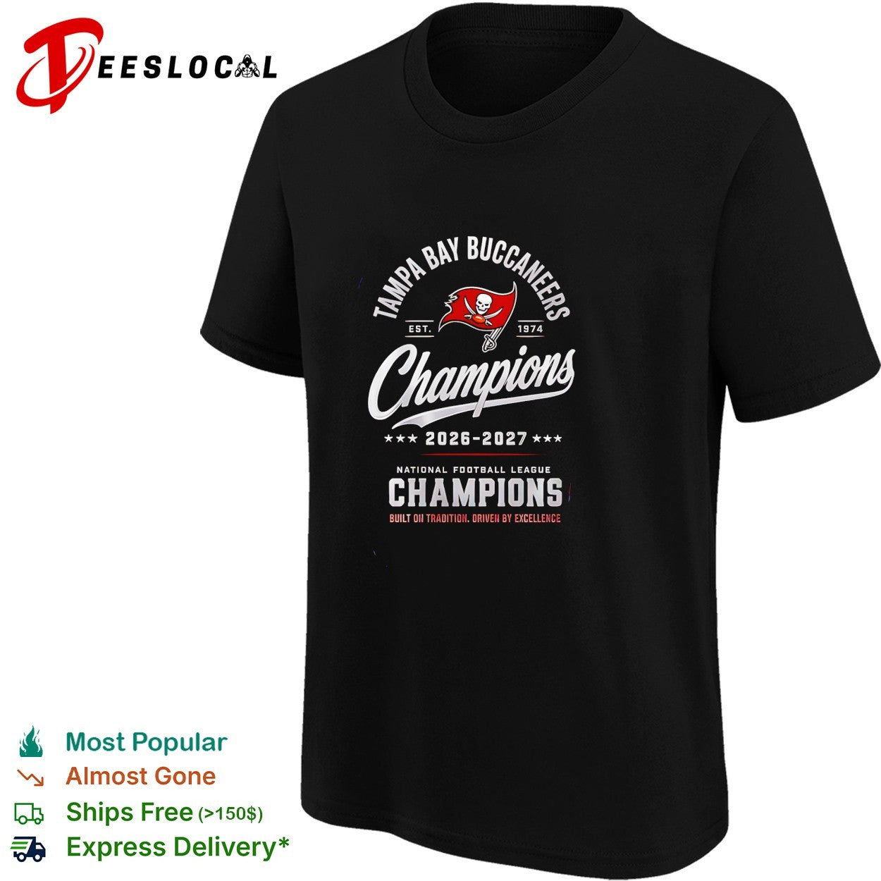 Tampa Bay Buccaneers champions 2026 2027 shirt