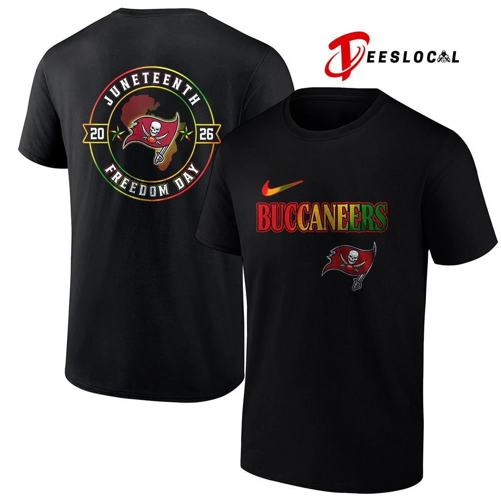 Tampa Bay Buccaneers x Juneteenth Strong freedom day logo shirt