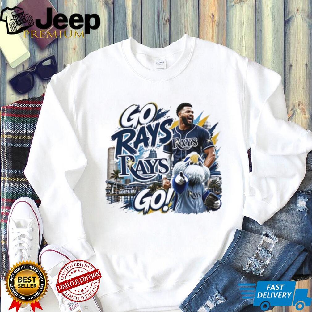Tampa Bay Rays go Rays go mascot Raymond shirt