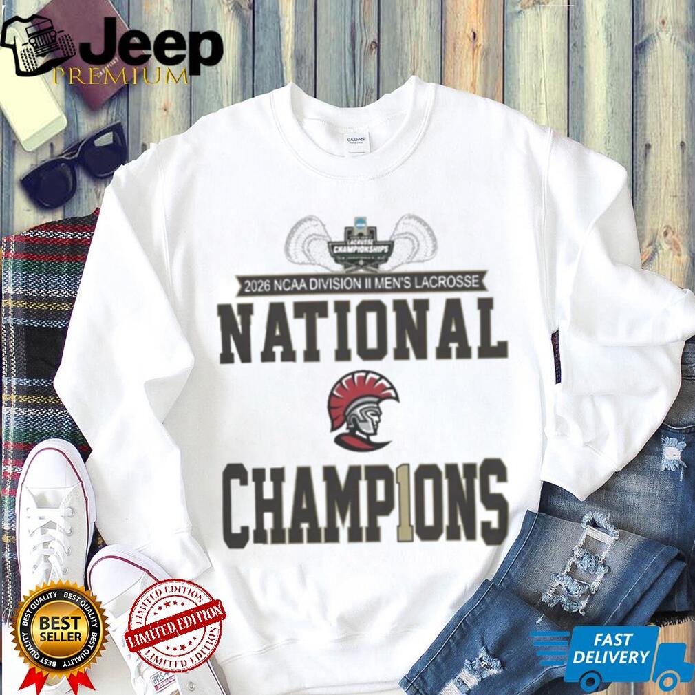 Tampa Spartans 2026 NCAA Division II Men’s Lacrosse National Champions Locker Room Shirt