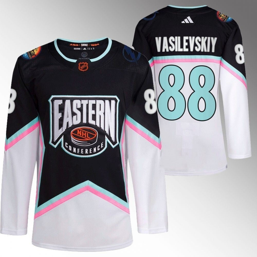 Tampa Bay Lightning #88 Andrei Vasilevskiy 2023 NHL All-Star Black Eastern Conference Jersey