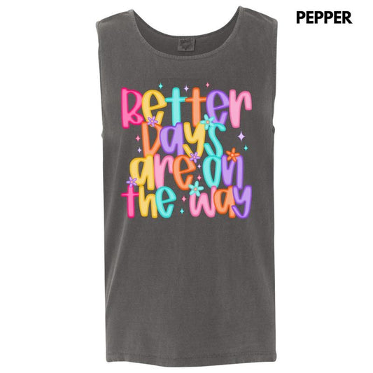 Tank Top - Better Days Colorful Comfort Colors Tank Top 'NLB' T-Shirts, Hoodie, Sweatshirt | WearSparks.com