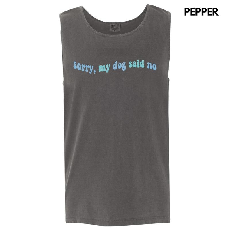 Tank Top - Blue My Dog Said No Comfort Colors Tank Top 'NLB' T-Shirts, Hoodie, Sweatshirt | WearSparks.com