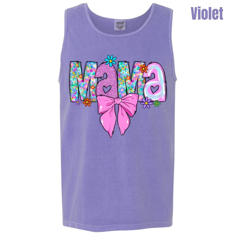 Tank Top - Cutie Colors Mama Comfort Colors Tank Top 'NLB' T-Shirts, Hoodie, Sweatshirt | WearSparks.com