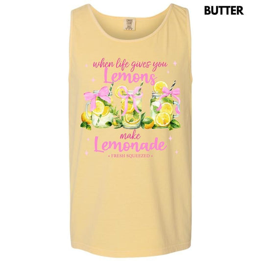 Tank Top - Make Lemonade Coquette Comfort Colors Tank Top 'NLB'
