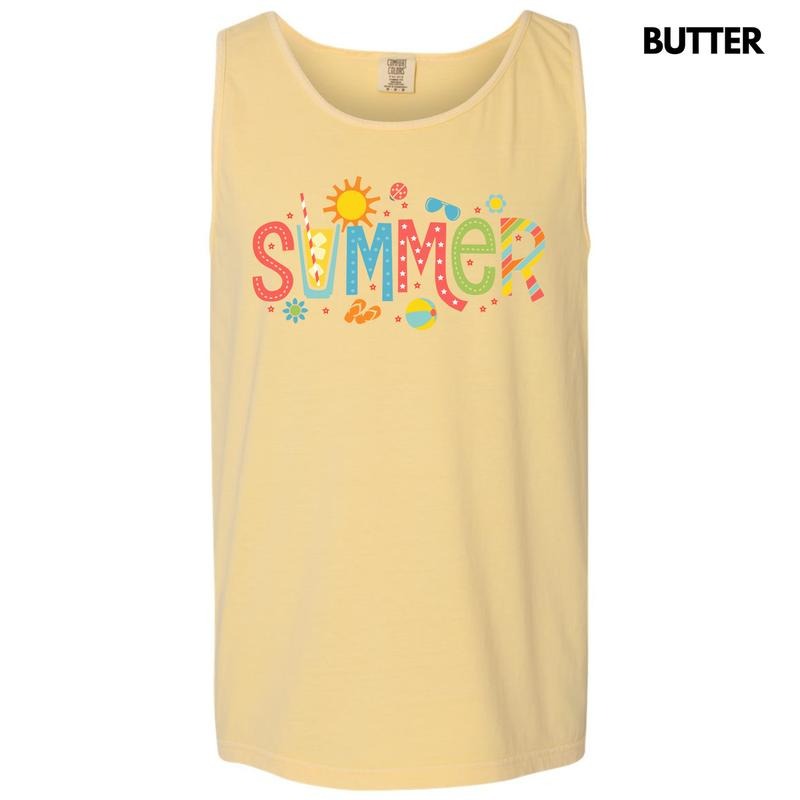 Tank Top - Summer Time Comfort Colors Tank Top 'NLB'