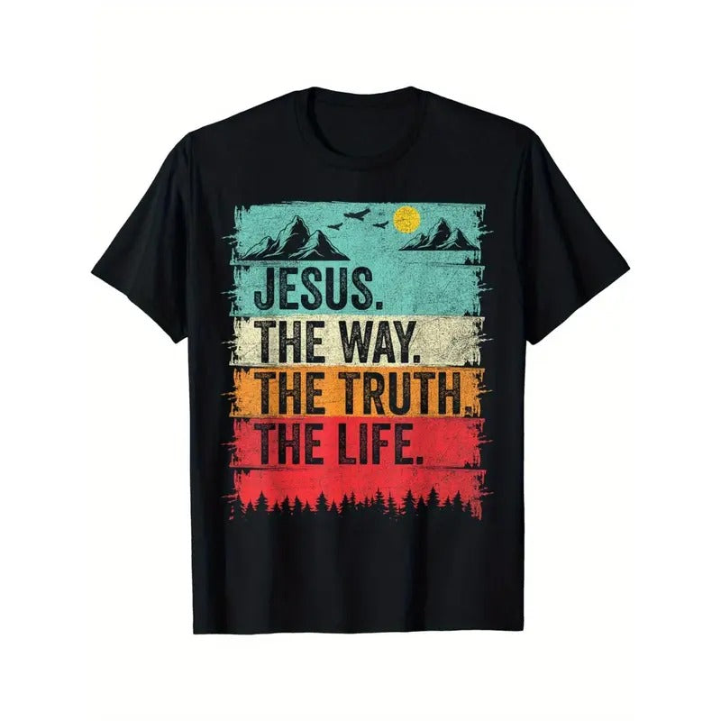 Tao Truth Life Men's Christian Worship T-shirt Made in USA