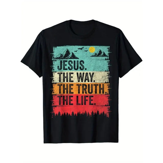Tao Truth Life Men's Christian Worship T-shirt Made in USA