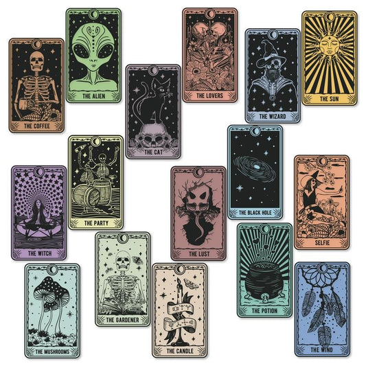 Tarot Cards Sticker Extra Large Stickers for Adults Funny Adhesives with Memes Multi T-Shirts, Hoodie, Sweatshirt