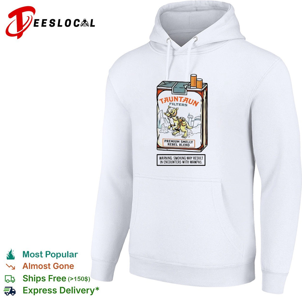 Tauntaun filters premium smelly rebel blend cigarette parody shirt