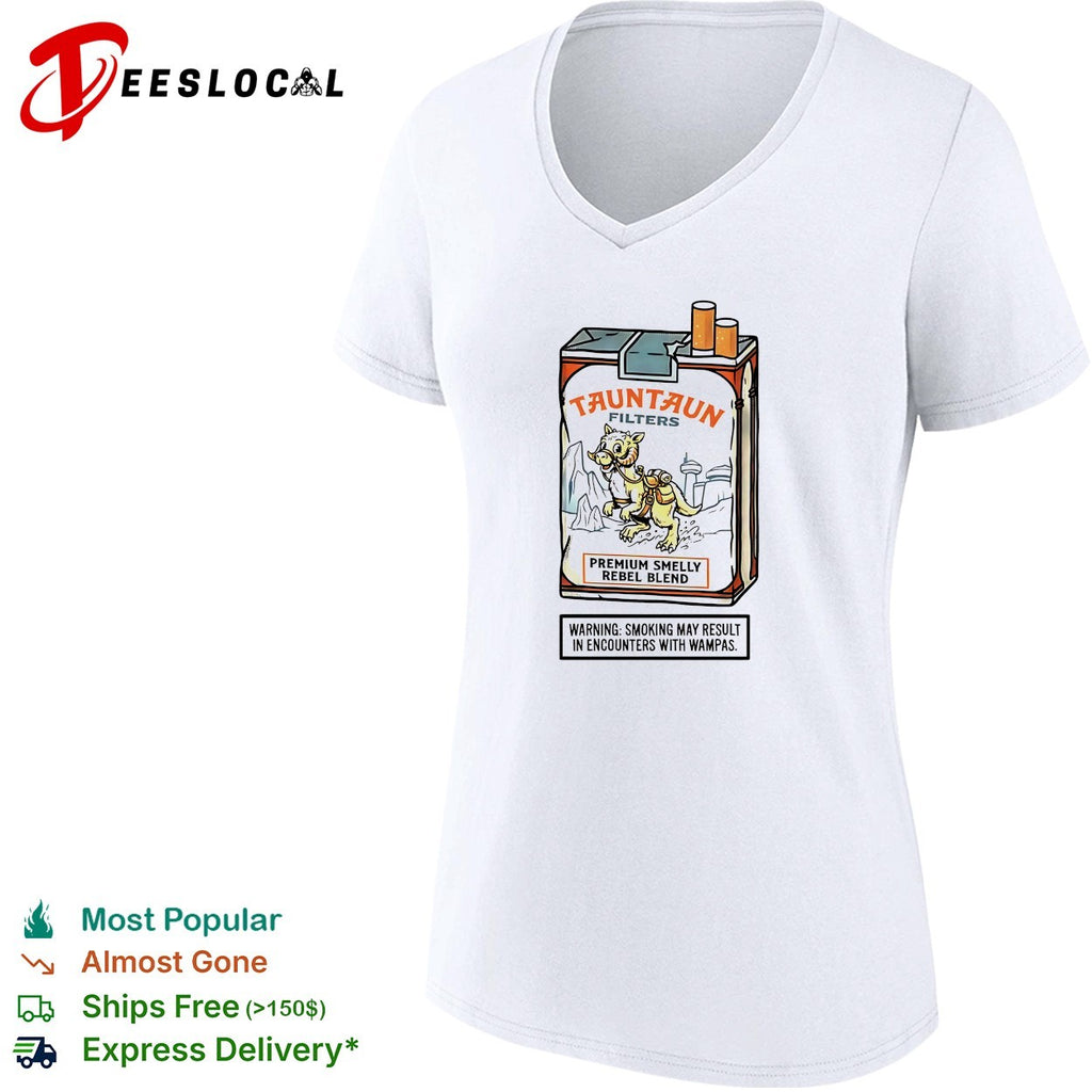 Tauntaun filters premium smelly rebel blend cigarette parody shirt