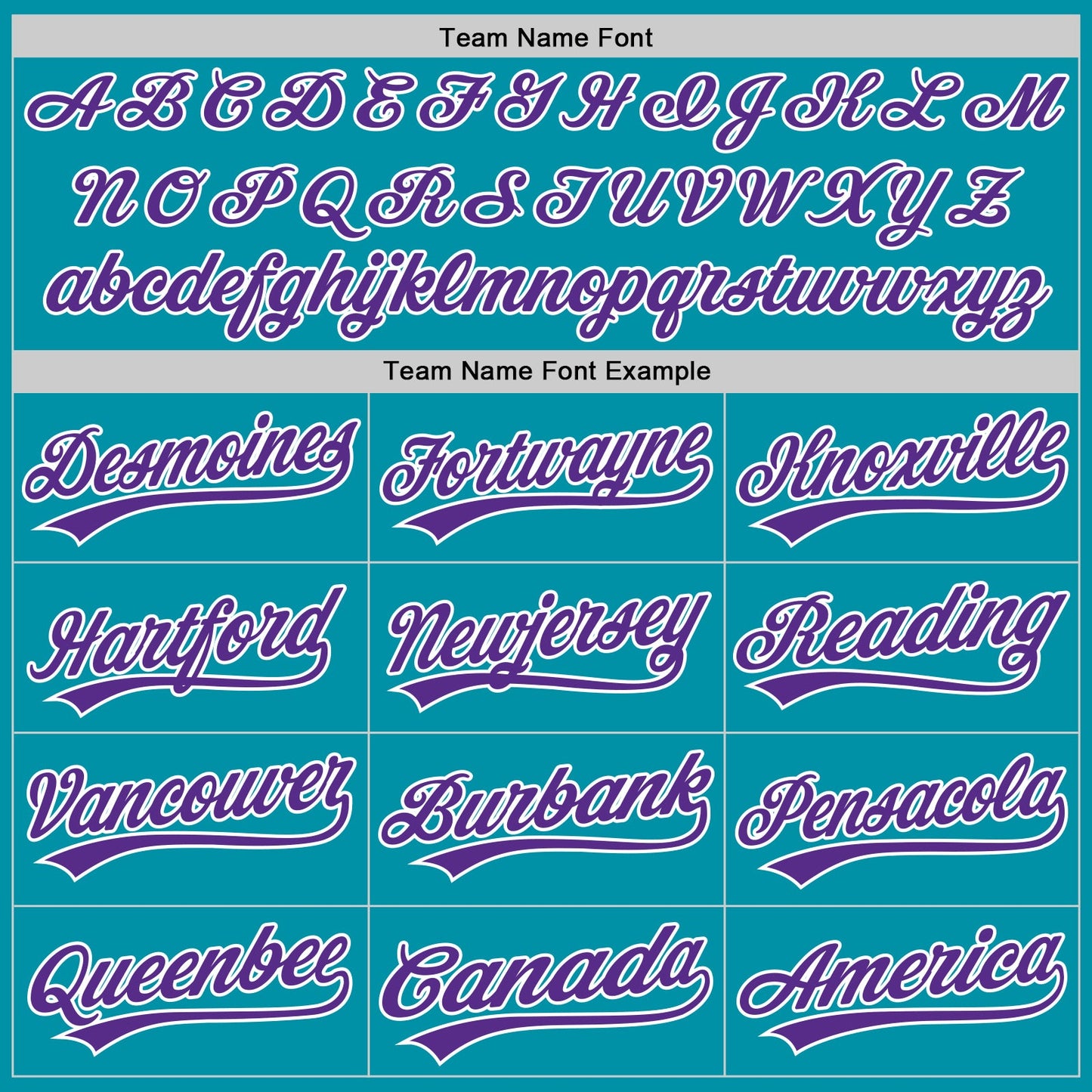 Custom Teal Purple-White Authentic Throwback Baseball Jersey