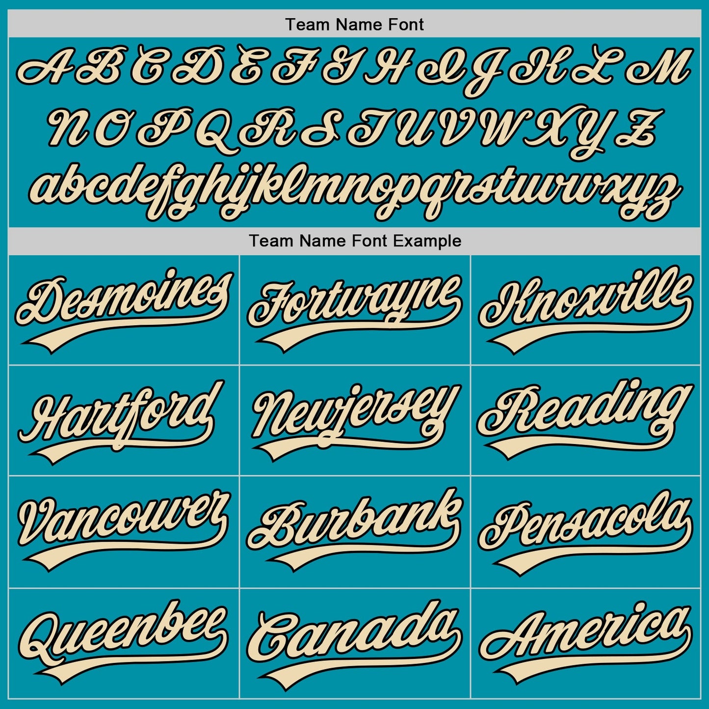 Custom Teal Black-Cream Authentic Throwback Baseball Jersey