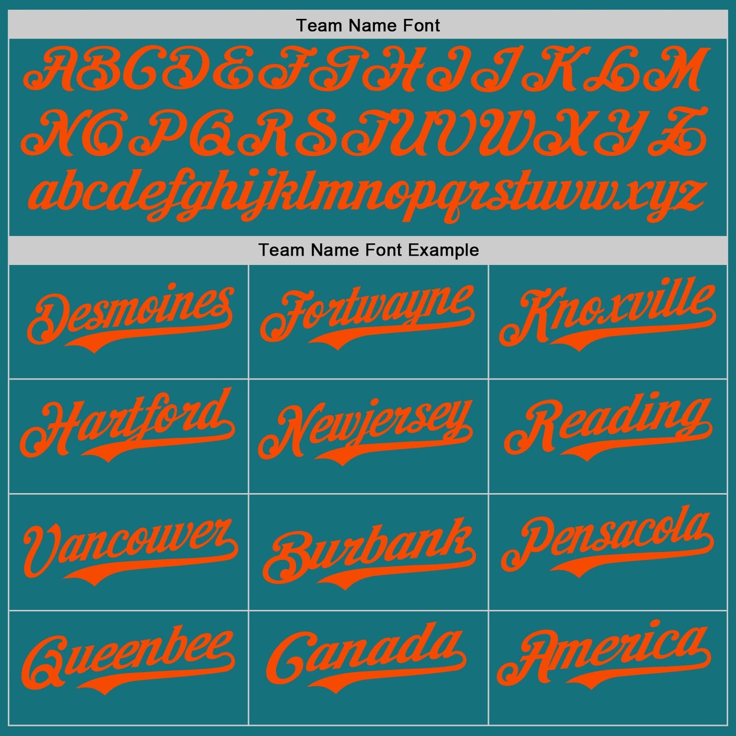 Custom Teal Orange Authentic Baseball Jersey
